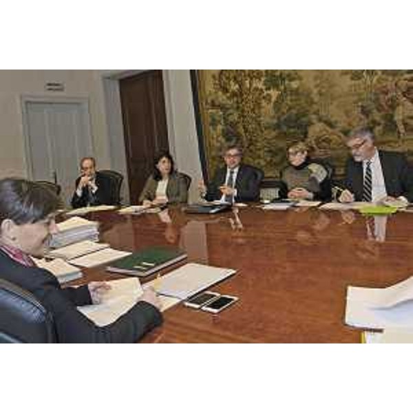 Debora Serracchiani (Presidente Regione Friuli Venezia Giulia) presiede la riunione della Giunta regionale - Trieste 15/01/2016