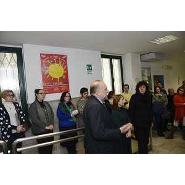 Roberto Cosolini (Sindaco Trieste), Antonella Grim (Assessore Educazione Comune Trieste) e Loredana Panariti (Assessore regionale Pari Opportunità e Politiche giovanili) all'inaugurazione dello "Sportello Info Servizi Educativi 0/3 anni - Baby Sitter - Si.Con.Te Conciliatempo" inaugurato oggi nel Palazzo dell'Anagrafe del Comune - Trieste 19/01/2016
