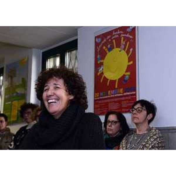 Loredana Panariti (Assessore regionale Pari Opportunità e Politiche giovanili) all'inaugurazione dello "Sportello Info Servizi Educativi 0/3 anni - Baby Sitter - Si.Con.Te Conciliatempo" inaugurato oggi nel Palazzo dell'Anagrafe del Comune - Trieste 19/01/2016