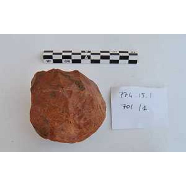 Strumento del Paleolitico inferiore - Kurdistan Iracheno - estate 2015 (Foto UniUd)