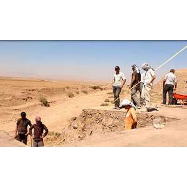 Attività di scavo - Tell Gomel - Kurdistan Iracheno - estate 2015 (Foto UniUd)