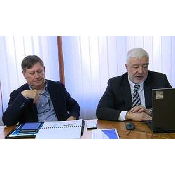 Guido Fantini (Direttore Confcommercio Udine) e Pierluigi Ascani (Presidente Format Research) alla presentazione della ricerca "Imprese Friuli Venezia Giulia - Gennaio 2016 / Osservatorio andamento Imprese FVG" - Trieste 21/01/2016