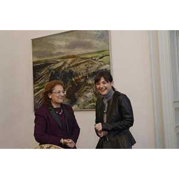 Francesca Adelaide Garufi (Prefetto Trieste e commissario di Governo per Friuli Venezia Giulia) e Debora Serracchiani (Presidente Regione Friuli Venezia Giulia) - Trieste 21/01/2016