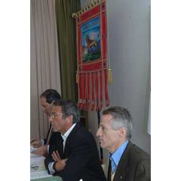 Incontro tra Riccardo Illy (Presidente Regione Friuli Venzia Giulia) Giancarlo Galan (Presidente Regione Veneto) e Joerg Haider (Presidente Carinzia) per Euroregione (Troepolach/Hermagor, 21/02/06)