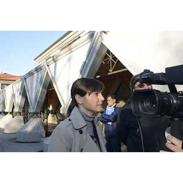 Debora Serracchiani (Presidente Regione Friuli Venezia Giulia) a margine della visita alla Banca di Credito Cooperativo del Carso / ZKB - Opicina (TS) 21/01/2016