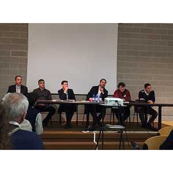 Cristiano Shaurli (Assessore regionale Risorse agricole e forestali) all'incontro "Produzione di latte con metodo biologico: regolamento, gestione agronomica e dell'allevamento. Prospettive e opportunità" - Codroipo 27/01/2016