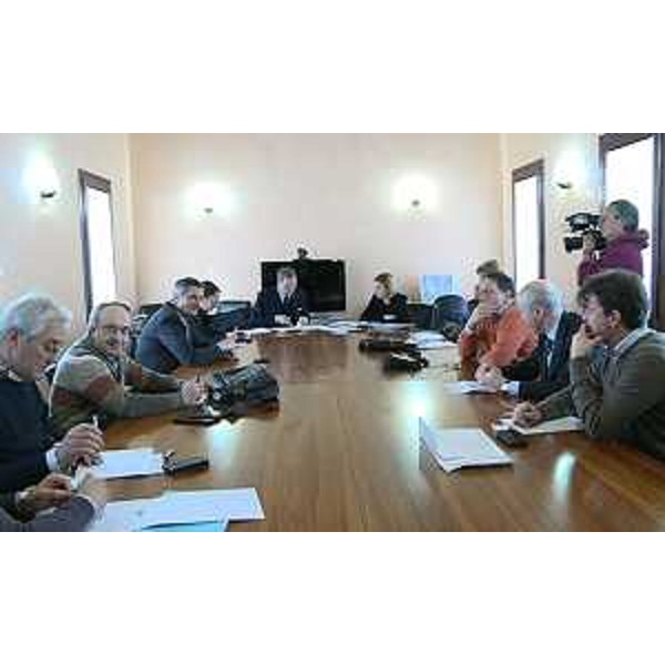 Sergio Bolzonello (Vicepresidente Regione FVG e assessore Attività produttive e Cooperazione) al Tavolo sulla situazione della Ideal Standard di Orcenico, nella sede della Regione Friuli Venezia Giulia - Pordenone 28/01/2016