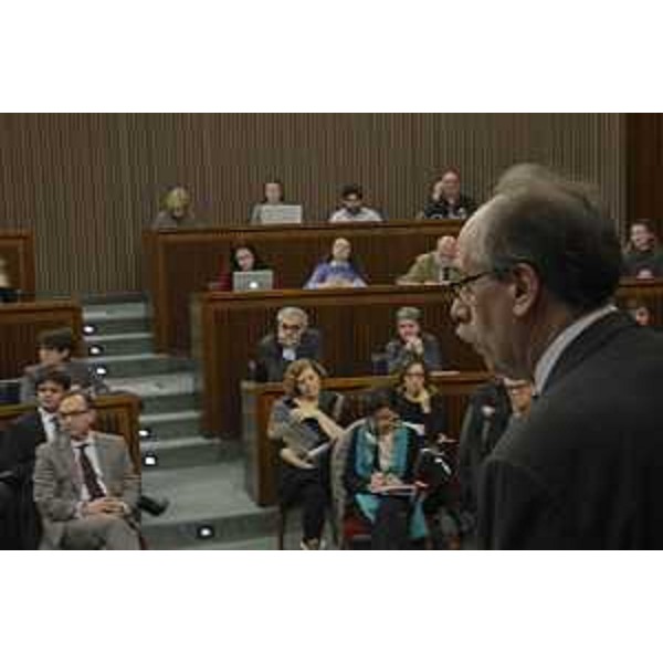 Gianni Torrenti (Assessore regionale Cultura) al convegno "Patrimoni culturali, sistemi informativi e Open Data: accesso libero ai beni comuni?", nell'Aula del Consiglio regionale del Friuli Venezia Giulia - Trieste 28/01/2016