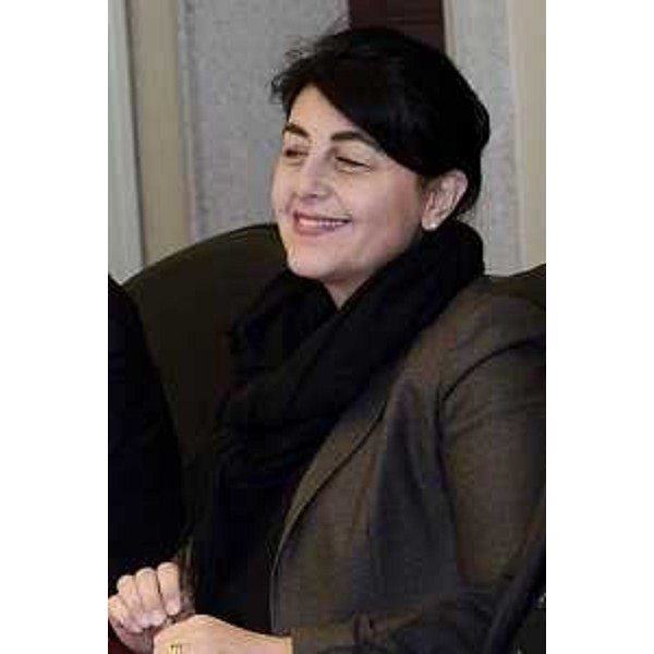 Mariagrazia Santoro (Assessore regionale Infrastrutture, Mobilità, Pianificazione territoriale, Lavori pubblici, Edilizia) durante la riunone della Giunta del Friuli Venezia Giulia - Trieste 29/01/2016