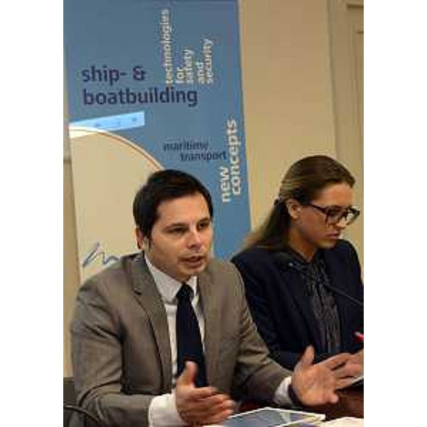 Tomislav Uroda (Presidente MarC) alla presentazione di attività e programmi del Mare Technology Cluster FVG (Mare TC FVG) e firma dell'accordo di partnership con il Cluster marittimo croato (MarC) - Trieste 29/01/2016