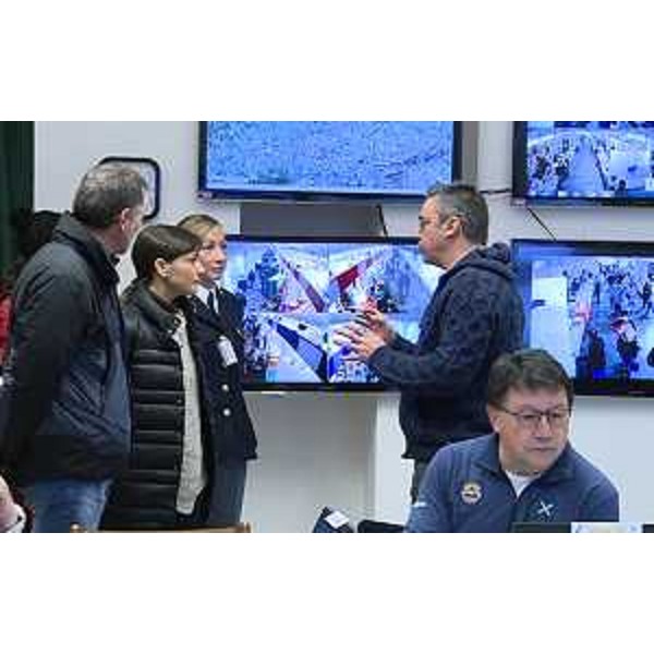 Debora Serracchiani (Presidente Regione Friuli Venezia Giulia) visita il Centro Operativo Misto (CMO) interforze valdostano - Aosta 31/01/2016