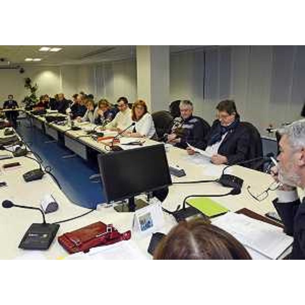 Paolo Panontin (Assessore regionale Autonomie locali e Coordinamento Riforme, Comparto unico, Sistemi informativi, Caccia e Risorse ittiche, delegato Protezione civile) al Tavolo sul disegno di legge per il "Riordino delle funzioni delle Province in materia di Vigilanza ambientale, forestale, ittica e venatoria, di Ambiente, di Caccia e Pesca e di Protezione civile", con UPI, ANCI, UNCEM e organizzazioni sindcali - Udine 02/02/2016