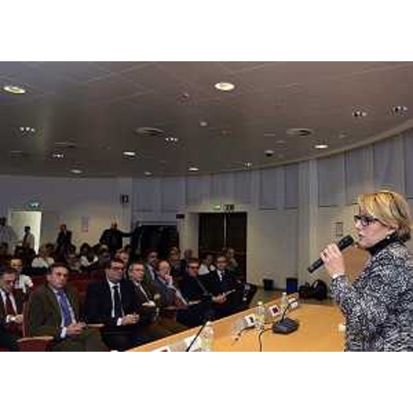 Maria Sandra Telesca (Assessore Salute Regione Friuli Venezia Giulia) all'inaugurazione del Centro di Simulazione e Alta Formazione (CSAF) presso l'Azienda Ospedaliero-Universitaria Santa Maria della Misericordia - Udine 05/02/2016