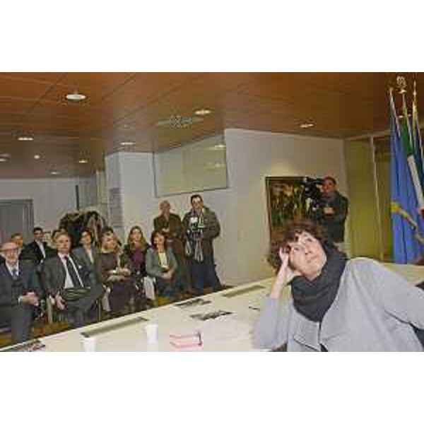 Loredana Panariti (Assessore regionale Lavoro, Formazione, Istruzione, Pari Opportunità, Politiche giovanili, Ricerca e Università) alla presentazione di "Open Innovation System (OIS) FVG", sistema unico e integrato per le aziende del FVG - Udine 09/02/2016