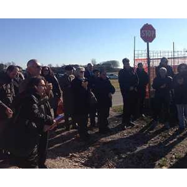 Cittadinanza alla consegna dei lavori di avvio del cantiere per la realizzazione di 50 abitazioni e relative opere di urbanizzazione nel quartiere Santa Giustina - Palmanova 11/02/2016