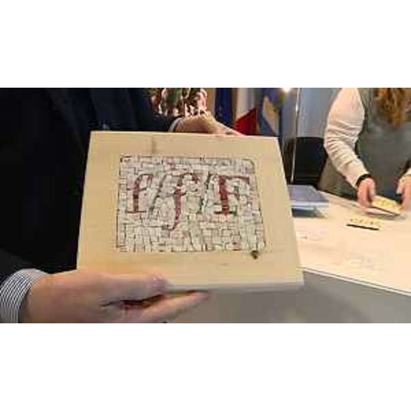 Presentazione del video sull'arte di Luciano Ceschia (progetto realizzato dall'Associazione Femines Furlanes Fuartes) - Udine 11/02/2016