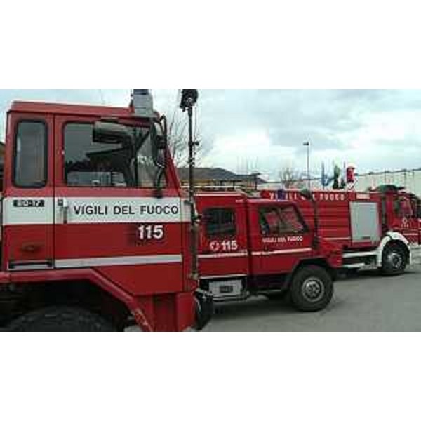 Mezzi dei Vigili del Fuoco della Caserma di via Torre Picotta - Tolmezzo 16/02/2016