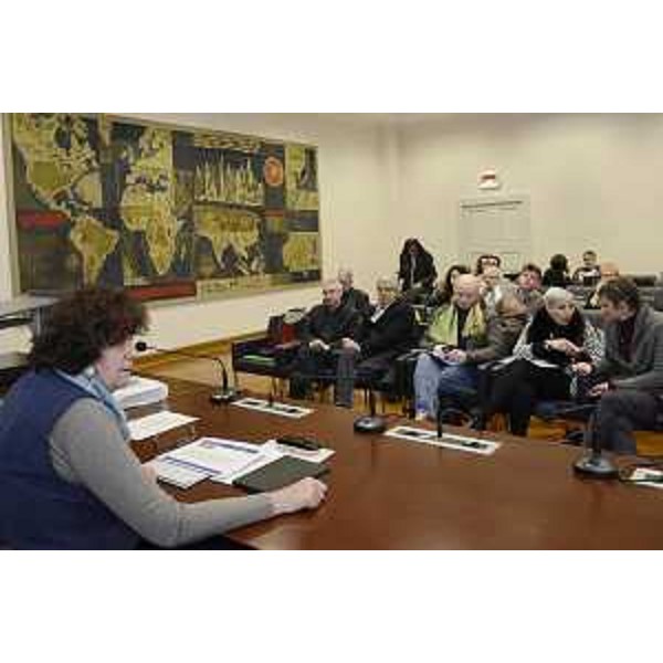 Loredana Panariti (Assessore regionale Lavoro, Formazione, Istruzione, Pari Opportunità, Politiche giovanili, Ricerca e Università) al Tavolo regionale di Concertazione per la Pianificazione Periodica delle Operazioni (PPO) del Fondo Sociale Europeo (FSE), nella sede della Regione Friuli Venezia Giulia - Trieste 18/02/2016