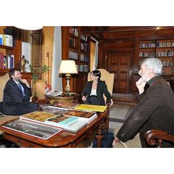 Dario Franceschini (Ministro Beni e Attività Culturali e Turismo), Debora Serracchiani (Presidente Regione Friuli Venezia Giulia) e Giorgio Tamburlini (Centro Salute Bambino / CSB onlus Trieste) - Roma 18/02/2016
