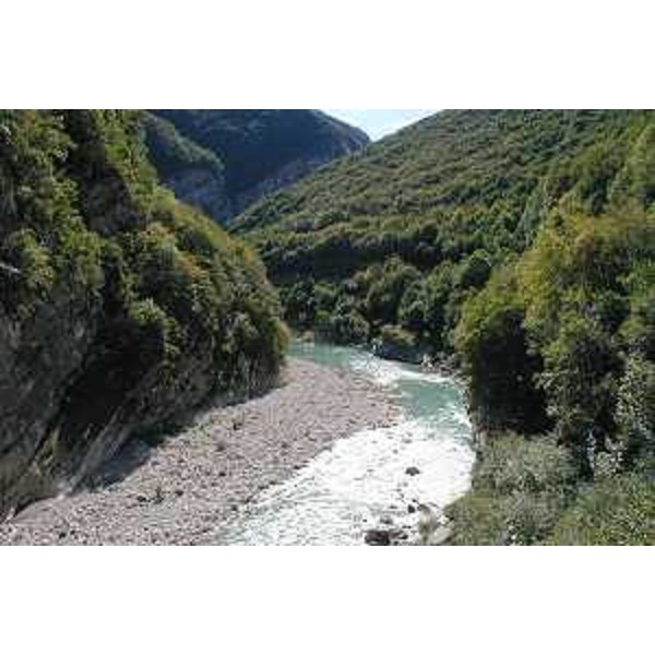 La Forra del Torrente Cellina e il Coston di Siviledo. Foto: Archivio del Corpo forestale regionale - Marco Pradella