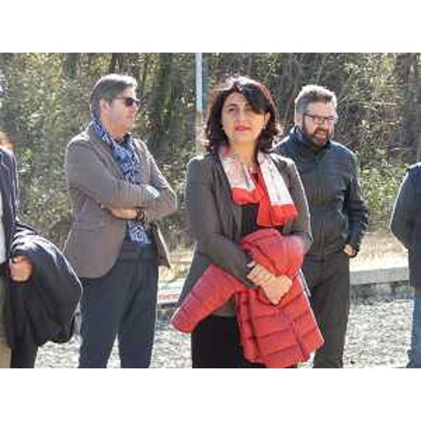 Mariagrazia Santoro (Assessore regionale Infrastrutture e Territorio) - Stazione di Pinzano al Tagliamento 20/02/2016
