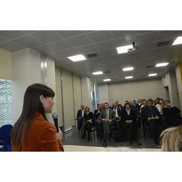 Debora Serracchiani (Presidente Regione Friuli Venezia Giulia) durante la visita al Presidio ospedaliero - Cividale del Friuli 22/02/2016
