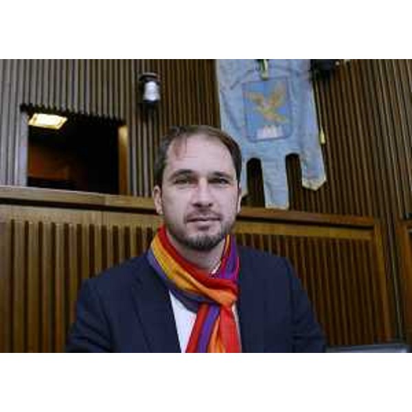 Cristiano Shaurli (Assessore regionale Risorse agricole e forestali) nell'Aula del Consiglio regionale - Trieste 23/02/2016