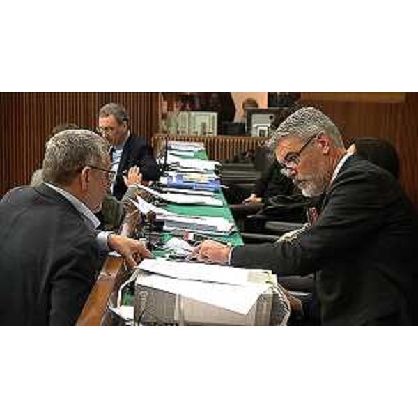 Paolo Panontin (Assessore regionale Autonomie locali e Coordinamento Riforme, Comparto unico, Sistemi informativi, Caccia e Risorse ittiche, delegato Protezione civile) nell'Aula del Consiglio regionale - Trieste 24/02/2016 (Foto ACON Pinesich)