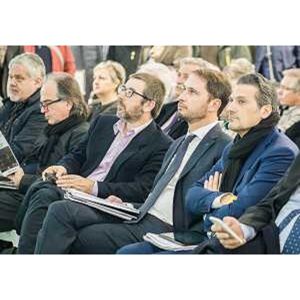 Giorgio Zanin (Deputato, Commissione parlamentare Agricoltura), Cristiano Shaurli (Assessore Risorse agricole e forestali Regione FVG) e Stefano Mai (Assessore Agricoltura, Sviluppo Entroterra e Zone rurali Regione Liguria) - Verona 26/02/2016