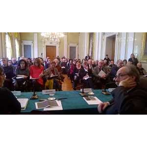 Gianni Torrenti (Assessore regionale Cultura) alla giornata illustrativa sugli incentivi per la promozione delle Attività culturali previsti dalla legge regionale 16/2014, nel Salone di Rappresentanza del Palazzo della Regione FVG in piazza Unità d'Italia - Trieste 04/03/2016