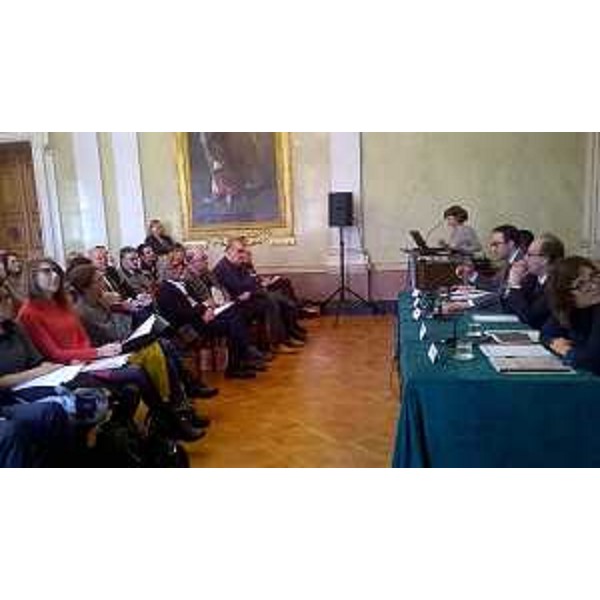 Gianni Torrenti (Assessore regionale Cultura) alla giornata illustrativa sugli incentivi per la promozione delle Attività culturali previsti dalla legge regionale 16/2014, nel Salone di Rappresentanza del Palazzo della Regione FVG in piazza Unità d'Italia - Trieste 04/03/2016
