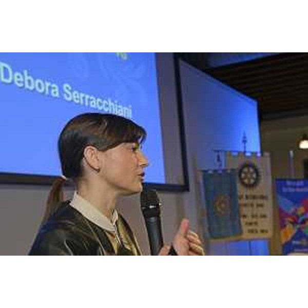 Debora Serracchiani (Presidente Regione Friuli Venezia Giulia) al Forum "Lo start up d'impresa: l'evoluzione di un modello vincente" nella Sala conferenze del Molo IV - Trieste 05/03/2016