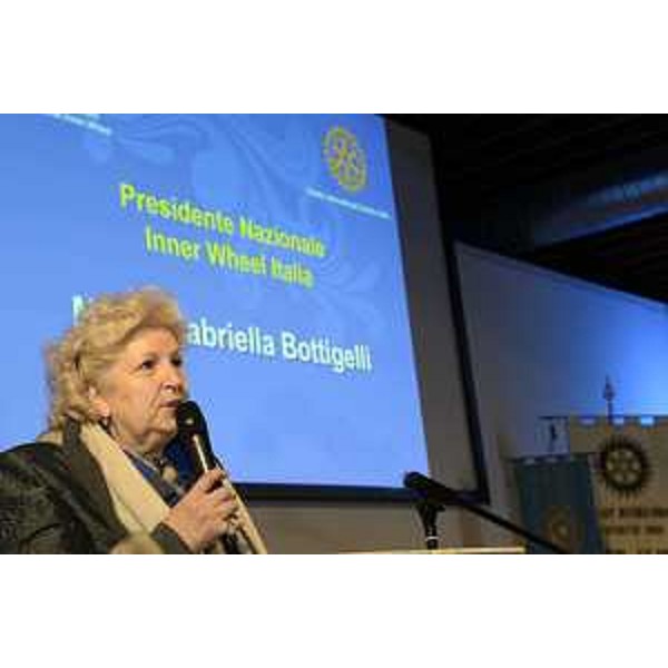 Maria Gabriella Bottigelli (Presidente Consiglio nazionale Inner Wheel Italia) al Forum "Lo start up d'impresa: l'evoluzione di un modello vincente" nella Sala conferenze del Molo IV - Trieste 05/03/2016