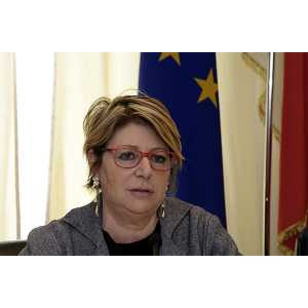 Maria Sandra Telesca (Assessore regionale Salute) alla conferenza stampa di presentazione dello studio "Percorso Nascita e qualità percepita in FVG" - Trieste 09/03/2016