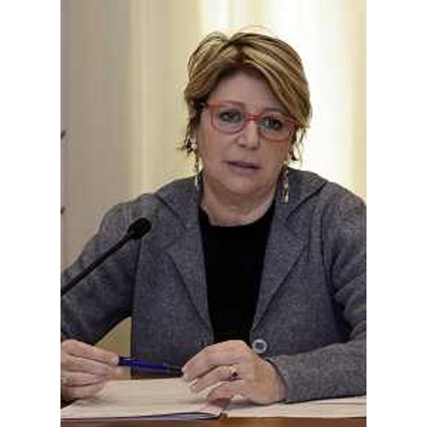 Maria Sandra Telesca (Assessore regionale Salute) alla conferenza stampa di presentazione dello studio "Percorso Nascita e qualità percepita in FVG" - Trieste 09/03/2016
