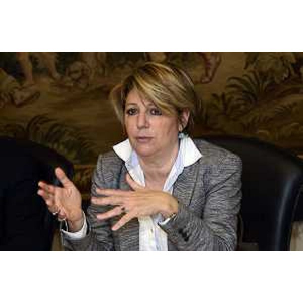 Maria Sandra Telesca (Assessore regionale Salute, Integrazione socio-sanitaria, Politiche sociali e Famiglia) durante la riunione della Giunta del FVG - Trieste 11/03/2016