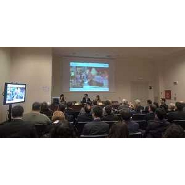 Simone Puksic (presidente di Insiel) e Debora Serracchiani (presidente Friuli Venezia Giulia) durante il primo incontro organizzativo sull'"idFVG", giornata della cultura digitale – Trieste 14/03/2016