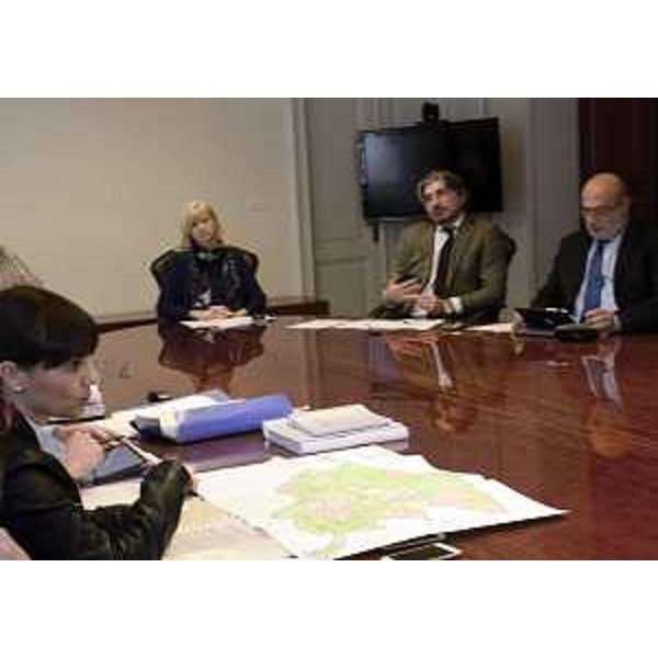 Debora Serracchiani (Presidente Regione Friuli Venezia Giulia) all'incontro con i sindaci UTI Carso Isonzo Adriatico - Trieste 15/03/2016