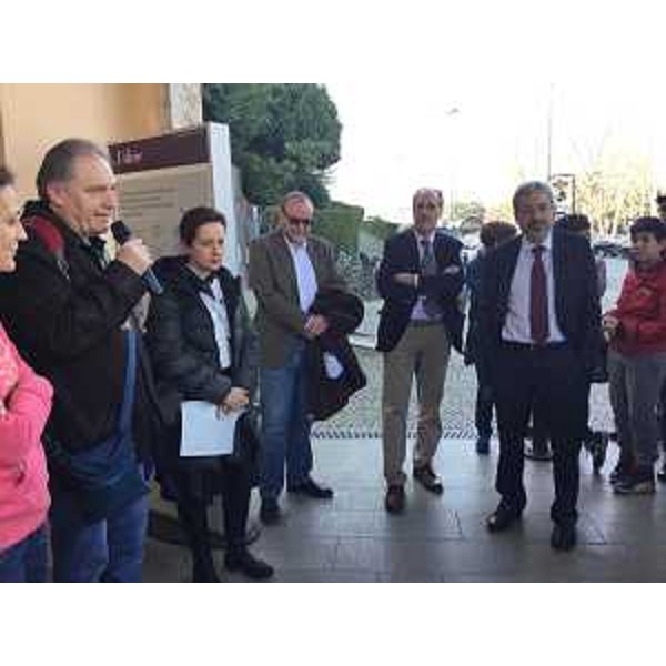 Gianni Torrenti (Assessore regionale Cultura) e Furio Honsell (Sindaco Udine) alla "Festa del Pi Greco" - Udine 19/03/2016