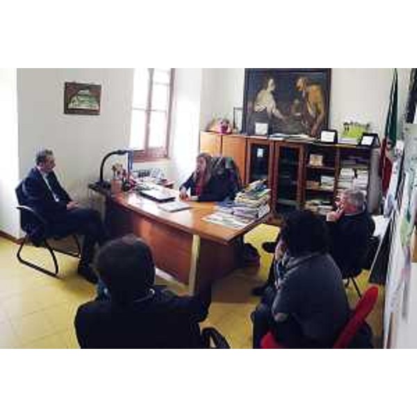 Sergio Bolzonello (Vicepresidente Regione FVG e assessore Turismo) incontra il sindaco Debora Del Basso e assessori della Giunta comunale - Pinzano al Tagliamento 21/03/2016