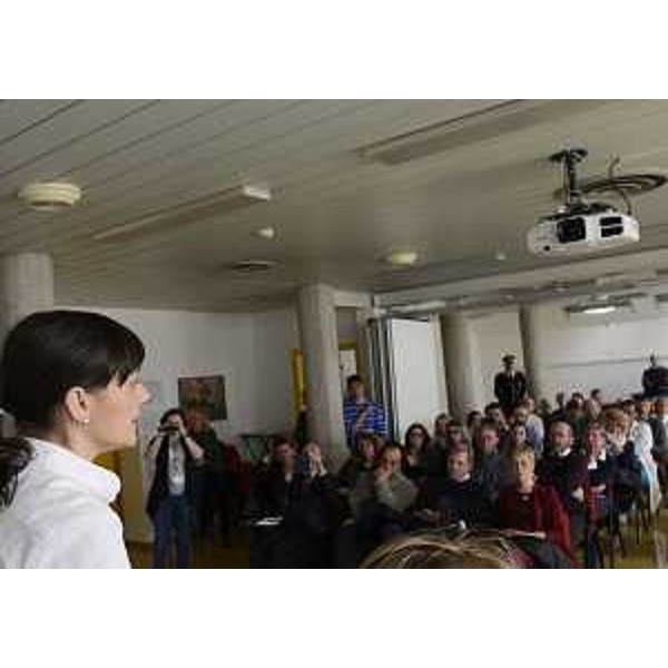 Debora Serracchiani (Presidente Regione Friuli Venezia Giulia) all'inaugurazione del nuovo reparto di Dialisi dell'Ospedale - Gemona del Friuli 22/03/2016