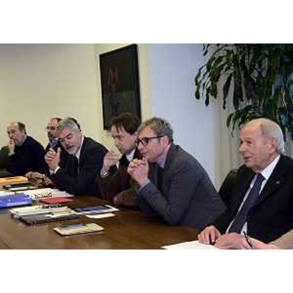 Paolo Panontin (Assessore regionale Autonomie locali e Coordinamento Riforme, Comparto unico, Sistemi informativi, Caccia e Risorse ittiche, delegato Protezione civile) al Tavolo politico sulla Riforma di riordino del sistema Regione-Autonomie locali e ordinamento delle Unioni Territoriali Intercomunali (UTI) - Udine 29/03/2016