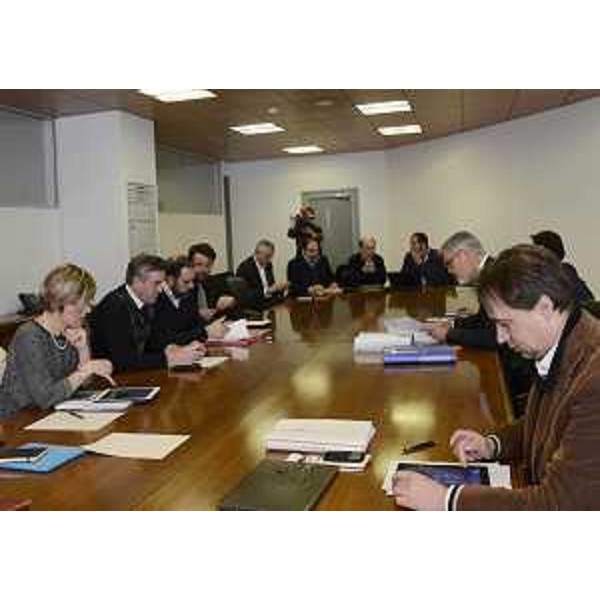 Paolo Panontin (Assessore regionale Autonomie locali e Coordinamento Riforme, Comparto unico, Sistemi informativi, Caccia e Risorse ittiche, delegato Protezione civile) al Tavolo politico sulla Riforma di riordino del sistema Regione-Autonomie locali e ordinamento delle Unioni Territoriali Intercomunali (UTI) - Udine 29/03/2016