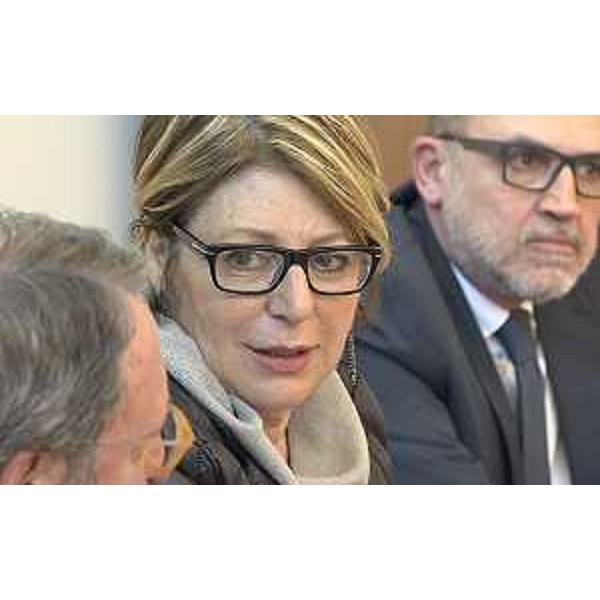Maria Sandra Telesca (Assessore regionale Salute) alla conferenza stampa "Le attese al Pronto Soccorso di Cattinara valutate dai cittadini", all'Ospedale di Cattinara - Trieste 06/04/2016