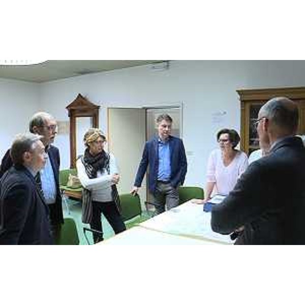 Maria Sandra Telesca (Assessore regionale Salute) visita il Distretto sanitario che ospiterà la sede di un Centro di Assistenza Primaria (CAP) - Cormons 07/04/2016