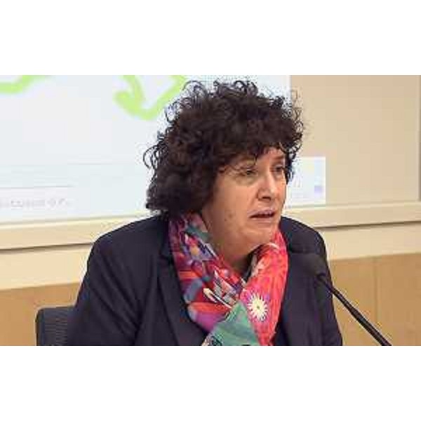 Loredana Panariti (Assessore regionale Lavoro, Formazione, Istruzione, Pari Opportunità, Politiche giovanili, Ricerca e Università) all'incontro "Dalla parte delle Imprese. Le opportunità di crescita e di sviluppo in Friuli Venezia Giulia" nella Conference Hall del Centro Congressi di AREA Science Park - Padriciano (TS) 07/04/2016