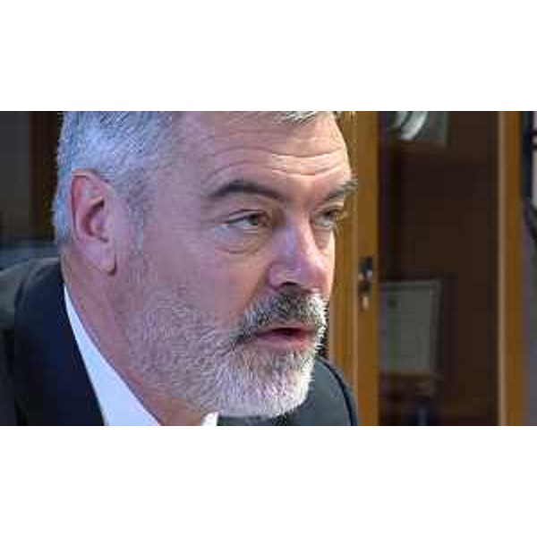 Paolo Panontin (Assessore regionale Protezione civile) alla presentazione del diploma a carattere temporaneo denominato Orcolat istituito dal Comitato regionale A.R.I. FVG, a 40 anni dal terremoto del Friuli, nella sede della Protezione civile - Palmanova 14/04/2016