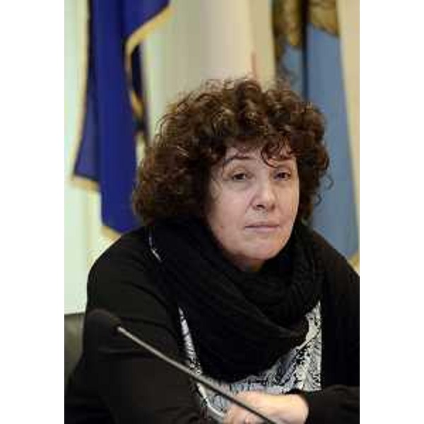 Loredana Panariti (Assessore regionale Lavoro, Formazione, Istruzione, Pari Opportunità, Politiche giovanili, Ricerca e Università) alla presentazione delle nuove pagine "Interventi per il lavoro", "Servizi per i lavoratori" e "Servizi per i datori di lavoro" del sito della Regione FVG - Trieste 14/04/2016