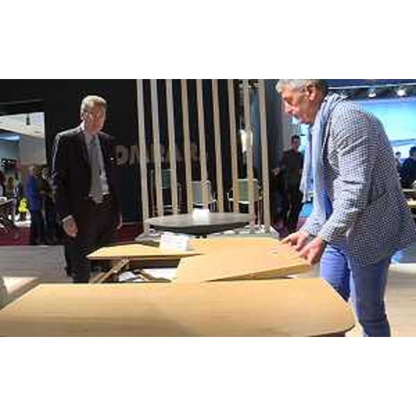 Sergio Bolzonello (Vicepresidente Regione FVG e assessore Attività produttive) al cinquantacinquesimo Salone del Mobile - Rho (Milano) 15/04/2016