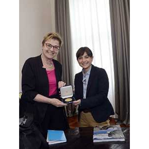 Jutta Wolke (Console generale Germania a Milano) e Debora Serracchiani (Presidente Regione Friuli Venezia Giulia) - Trieste 18/04/2016
